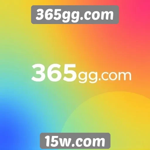 Interface do usuário do site 365gg.com